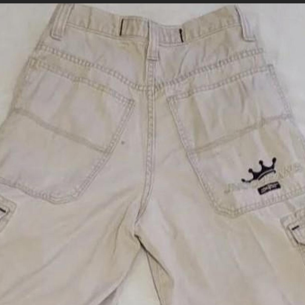 SOLD JNCOS blue crowns 28 waist 30 L from the 90s cream color RARE large pockets - Picture 5 of 8
